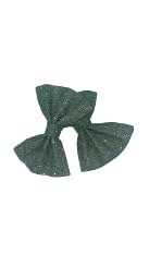 Candizze Large Glitter Hair Bows Ties for Girls Women Silk-Stylish French Bow Hair Clip Bowknot Hair Barrettes Bow (Pack Of 2) (Green) (B0DFPJKLRH) Amazon Price History, Amazon Price Tracker