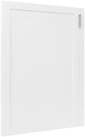 Wooden Cafe Door 27.6"x35.4" - Half-Height Swinging Door with Stainless Steel Hinges for Kitchen, Bar, Cellar, Porch & Barn - Stylish Black Design