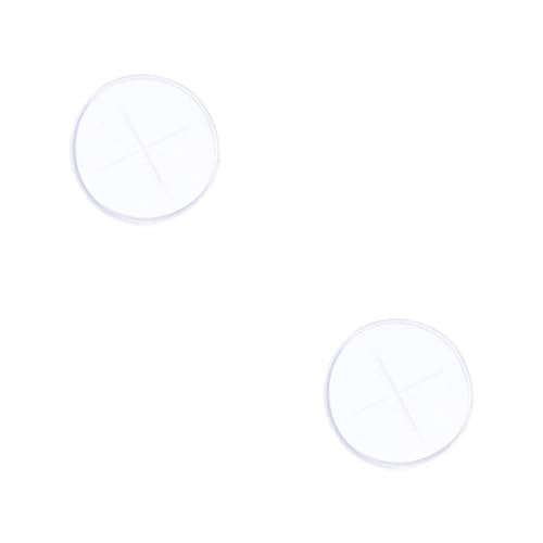 SOLUSTRE 2pcs Micrometer for Microscope Calibration 0.1mm Precision 19mm Diameter Micrometer Eyepiece Tool