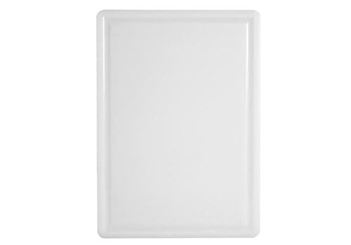 Tagliere in polietilene, 43x28 cm, bianco