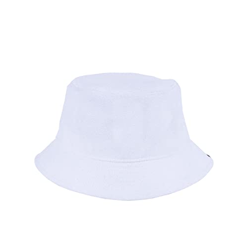New Balance Men's And Women's Terry Lifestyle Bucket Hat, One Size, White #TOP1