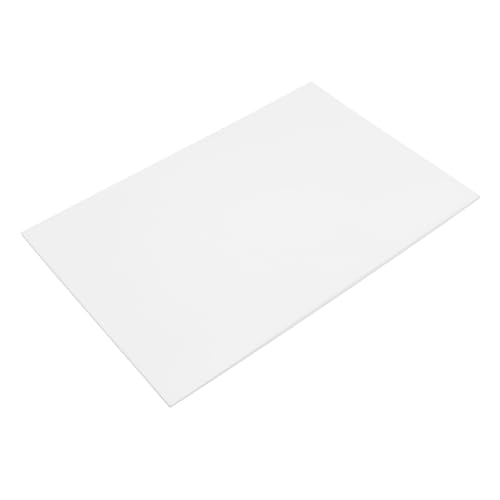 Hdpe Sheet 1/8 Inch Thick, 12" x 16" High Density Polyethylene Board, Thick Plastic Sheet for Craft, Plastic Cutting Board, Heavy Duty Industry
