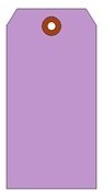 Shipping Tag, HVY. Wt., Lavender, Sz #3, Plain, Box of 1000