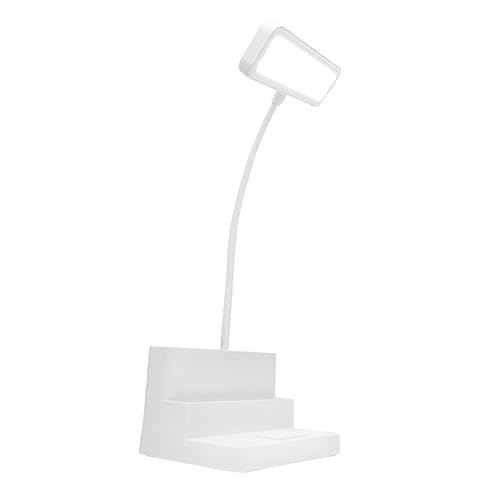 VILLCASE Toca La Luz De La Mesa Plegable Interior Lámparas Para Dormitorio Luz De Libro Noche Tocar Lámpara De Noche Sin Cable Lámpara Lámparas De Escritorio El Plastico Blanco