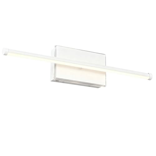Image of 20-Inch Smart LED Vanity Light Bar | Dual Light Source (10W Main /3W Motion Sensor) | 4 Switch Modes (Incl. Night Light) | 3000K, 1040LM, CRI 90+, Dimmable, ETL (Matte White)