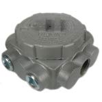 Appleton GRUJ-2P Conduit Outlet Box, Type GRUJ, Explosionproof, Dust-Ignitionproof