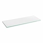 Generic Clear Tempered Glass Shelf Panel Storage Sheet Shelving Display Bathroom Shelves - 700MM X 300MM X 6MM - 1 SHELF