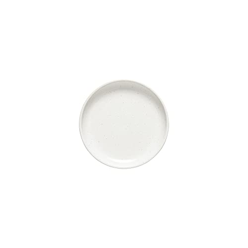 Casafina Ceramic Stoneware 6'' Bread Plate - Pacifica Collection, Salt (White) | Microwave & Dishwasher Safe Dinnerware | Food Safe Glazing | Restaurant Quality Tableware
