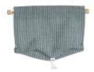 Melody Jane Dollhouse Blue Striped Blind Miniature Window Accessory