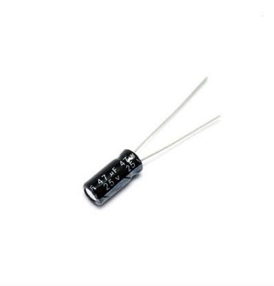 Condensatore elettrolitico in alluminio 1000 pezzi 47UF 25V 25V47UF 105C 5X7mm