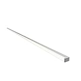 Sonneman Stix Plus 72 Inch LED Vanity Light and Wall Sconce, Energy-Efficient Linear Light Bar, Bright Satin Aluminum