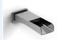 Open tub spout trim