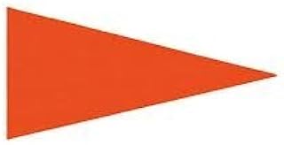 6 ft. Orange Pennant Safety Flag 1/4