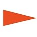 6 ft. Orange Pennant Safety Flag 1/4