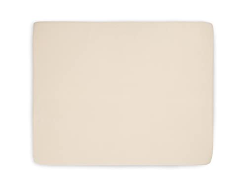 Jollein Drap-Housse pour Matelas Jersey Box, 95 cm Longueur x 75 cm Largeur, Nougat