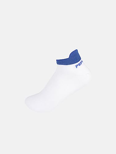 Image of Pepe Jeans Men's Low Show Non Terry Socks -White|Black|Grey Melange -Free Size