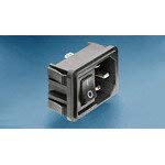 15CBS1, Power Entry Module EMI/RFI Filtered M 3 POS 250VAC 15A/Contact Switch ST 1 Port (5 Items)