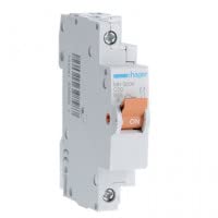Interruptor magnetotermico para vivienda Hager MN920V 1P+N 20A CURVA-C 1 modulo