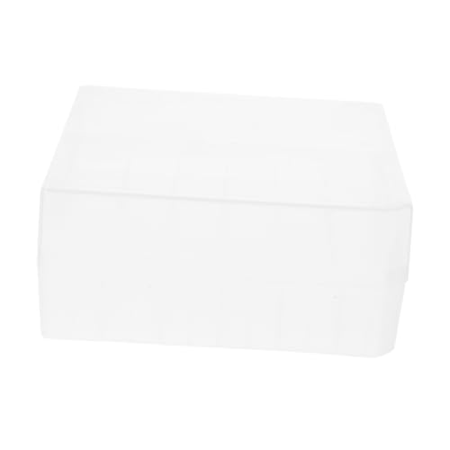 FUNOMOCYA Small Storage Tubes Caps 36-Grid Freezer Storage Box for Tubes Lab Use