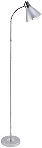 Rishx Lámpara de pie ajustable de mangueras de metal cuello de cisne lámpara moderna minimalista de pie de luz E27 Sala de estar Estudio luces verticales Dormitorio Lámparas de lectura, Altura ajustab Cover