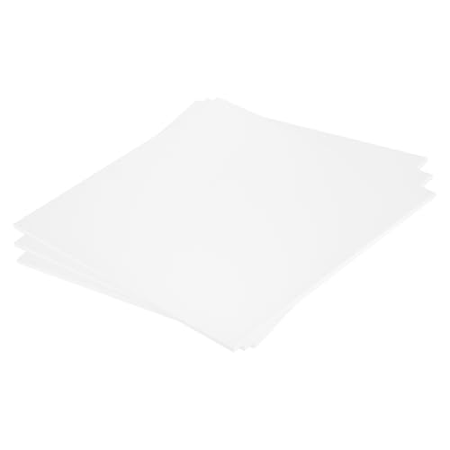 MECCANIXITY ABS Plastic Sheet 10 x 10 x 0.08 Inch ABS Styrene Sheets for Building Model DIY Crafts Panel White 3 Pcs