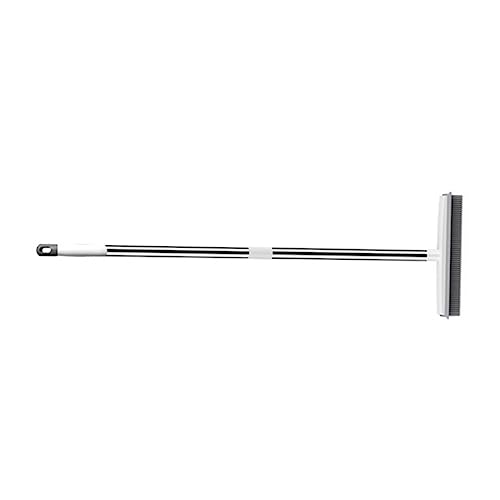 CIYODO Pennello per Pavimenti Manico Lungo Utile per Rastrellare Tappeti e Pulire Superfici Strumento per Pulizia dei Pavimenti per Pelo di Animali e Sporco Bordi Protettivi Non Danneggia