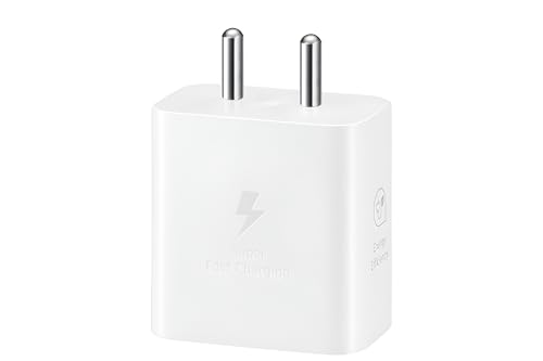 Image of 25W GaN USB-C Charger for Samsung A35 /M35 /F35, M15 /M05 /F05 /F15 /A15 /A14 /M14 /F14, S24 Ultra /S23 /S22, Z Fold /Flip, Super Fast Adapter for Galaxy Tab A9 /S9 /A8 /S7 /S6, White