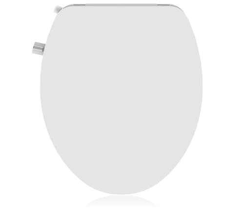 Bidet Toilet Seat, Premium Non-Electric Round Bidet Toilet Seats with Dual Nozzle, Easy to Install and Use, Perfect for Personal Hygiene and Comfort(Fits Round Toilets, White)