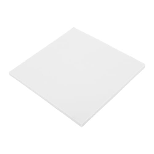 KOCKSHION Azulejos de Cerámica Blancos Cuadrados 20x20 Cm para Manualidades Diy, Baldosas de Porcelana en Blanco para Pintura Artística y Posavasos, Ideales para Proyectos Creativos