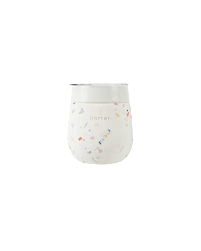 W&P Porter Insulated Glass 11 oz | No Metallic Aftertaste Ceramic Coated for Beer, Wine, Cocktails...