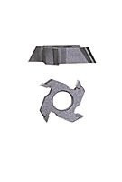 Amana Tool - 47502 Carbide Tipped 4 Wing Cutter For Assemblies 15 Deg x 1" Dia x 1/4 x