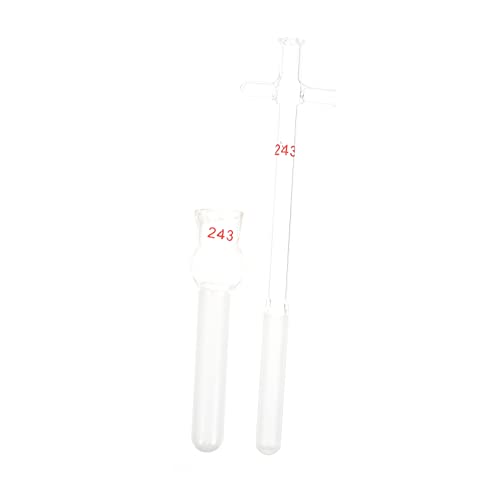 KICHOUSE Laboratory Apparatus Dounce Homogenizer Tubes with Pestle Homogenizer Tube Homogeniser Mixer Tissue Homogenizer for Lab Grinder Bolt Dounce Homogenizador Gas Cell Homogenizer Glass