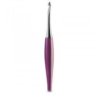 Image of Furls Crochet Hook, Odyssey Purple, Nickel Plated Tip for Effortless Glide, Ergonomic Handle Crochet Hooks 7 inch (Odyssey - Purple, M - 8.00mm)