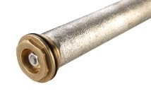 Magnesiumanode Ø38x400mm mit einem 1 1/4" Messingstopfen