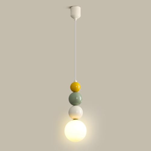 Lámpara de techo colgante art globe estilo francés con pantalla de pe lechoso 2
