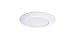 HALO 70PS Recessed Light Trim with Frosted Albalite Lens, White, 6 in.