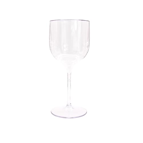 20 Taças de Vinho de Acrílico 250 Ml