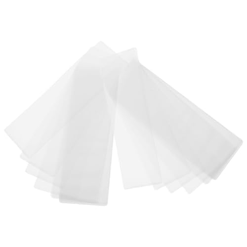 Fundas transparentes de PVC para marcapáginas resistentes al agua Toddmomy 20 uds
