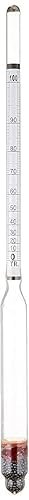 GLAB Alcohol Hydrometer | 0–200 Proof & Tralle Scale | Precision Density Tester for Brewing, Distillation & Fermentation | Home Brewing & Laboratory Alcohol Meter by Bellwether-image-10