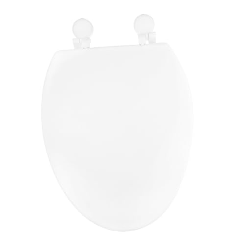 HONITANO Sedile Wc Morbido in Schiuma Spessa per Bagno Classico Supporto Migliorato e Dalla Pressione Copri Water per Uso Prolungato e Sostituzione Facile