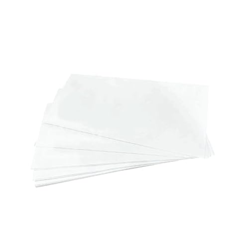 Enveloppes gommées DL papier blanc 114x235 papeterie de bureau en lot de 500 pièces