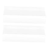 OFFIGAM 2 Stück Rechteckige Glasblöcke Aus Klarem Optischem Glas Für Lichtbrechung Robustes Glasprisma Für Physikunterricht Labor Und Optische Experimente