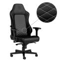 HERO Sedia da gaming - Sedia da ufficio - Sedia da scrivania - PU Ecopelle - Design da corsa - Nero / Bianco - Sedia gaming - Immagine 9