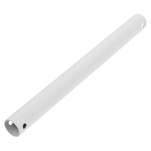 WESIEVYA Varilla Fácil Extensión Ventilador de Techo de de Hierro para la Blanco Diseño Grueso y Instalación para Mejorar Funcionalidad y Estilo Sencillo