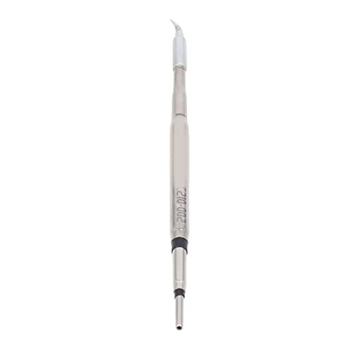 Image of 0 300℃ Adjustable Soldering Iron Tip Replacement with Curved Design for JBC 210 C210 002 Soldering Stations, Metal Welding Head for Precision Electronics Repair