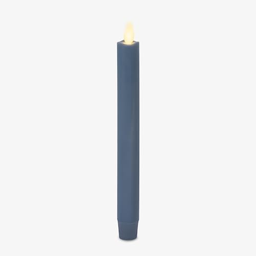 Image of Luminara - Flameless Battery Operated Taper Candle - Spring Lake - Pack of 1-1x9.5 - LED Flickering Flame - Realistic Safe for Home Kids and Pets