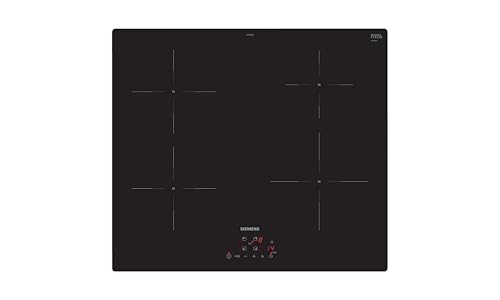 Siemens EU611BEB6E iQ100, Induktionskochfeld, 60 cm, Schwarz, Rahmenlos aufliegend, TouchControl, powerBoost, powerInduktion - schneller, sauberer und sicherer kochen