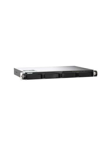 Image of QNAP TS-435XeU-4G-US 4 Bay High-Speed Short Depth Rackmount NAS with M.2 NVMe SSD, Quad Core Marvell Octeon CPU, 4GB DDR4 Memory, Dual 2.5GbE (2.5G /1G /100M) and 10GbE Network Connectivity (Diskless)