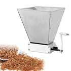 4L 2 Roller Stainless Steel Malt Crusher,Heavy Duty Malt Mill Homebrew Grain Crusher,Adjustable Barl