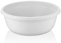 Çarşıbu Plastik Badya Çok Amaçlı Banyo ve Mutfak Leğeni Beyaz (3,5 Litre) - Görsel 1